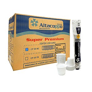 COPO ALTACOPPO BRANCO 50ML C/5000