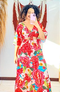 VESTIDO MARINA -  COLEÇÃO - ALTO VERÃO-COLORIDO