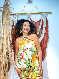 BLUSA LAURA - SALVADOR E SEUS ENCANTOS -VISCOSE PRÉ LAVADO
