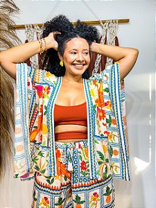CONJUNTO LETÍCIA- ESTAÇÕES-COLORIDO-VISCOSE PRÉ LAVADO ,GRAMADURA 140