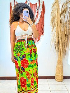 SAIA  LASTEX - ESTAÇÕES-VERDE-VISCOSE PRÉ LAVADO ,GRAMADURA 140