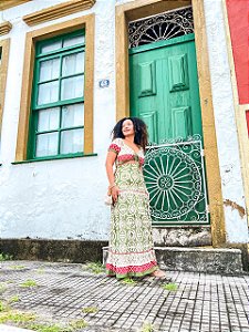 CONJUNTO THAYNARA- CIDADE DOS AZULEJOS -FLUITY - VERDE