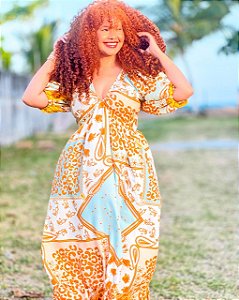 VESTIDO AMY -SOL DE VERÃO- VISCOSE PRÉ LAVADO