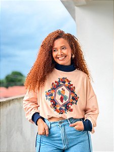 MOLETOM NATASHA -COLORIDA- BRASILIDADE