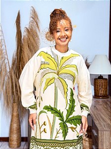 VESTIDO MEL -M- FLORECER -OFF- VISCOSE PRÉ LAVADO