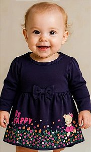 Body Vestido bebê menina