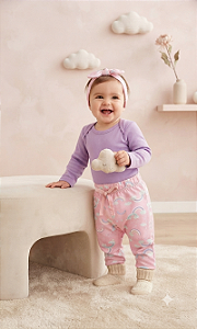 Conjunto Trijunto Baby 3 Peças Algodão