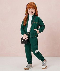 Conjunto Angerô Jaqueta e Calça Cargo Infantil