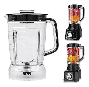 Copo Tipo Mondial L850/l900 - Acrílico - Tampa Preta - Mm1810