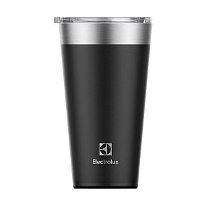 Copo Térmico Electrolux 560ml Preto Com Tampa Hermética
