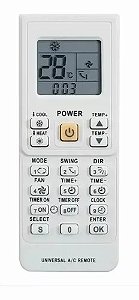 Controle Remoto Universal Ar Condicionado P/ Diversos