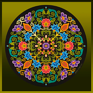 Mandala Jardim Secreto (Print)