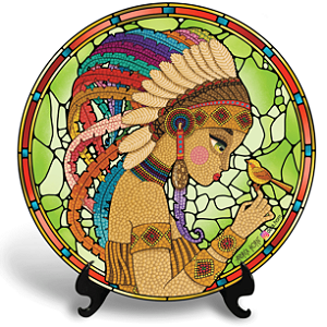 Partícula de Deus (Azulejo Redondo)