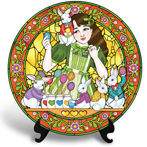 Páscoa (Azulejo Redondo)