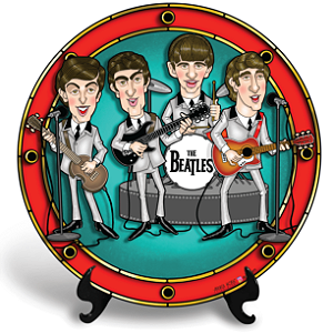 Beatles (Azulejo Redondo)