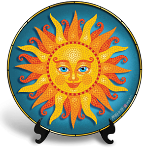 Sol (Azulejo Redondo)