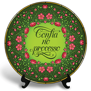 Confia no Processo (Azulejo Redondo)