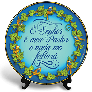O Senhor é meu Pastor (Azulejo Redondo)