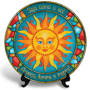 Seja Como o Sol (Azulejo Redondo)