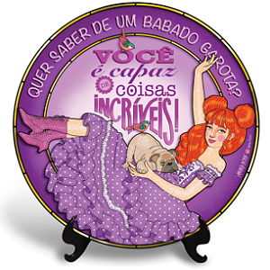 Você é Incrível (Azulejo Redondo)