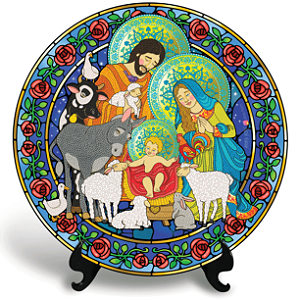 Presépio (Azulejo Redondo)