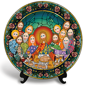 Santa Ceia (Azulejo Redondo)