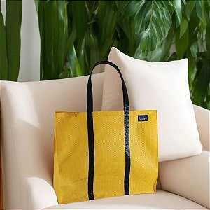Ecobag Medium Canário & Alça Black