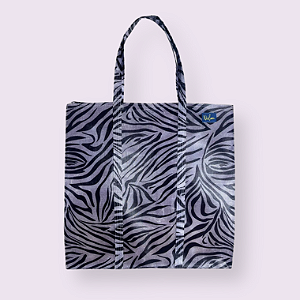 Ecobag Medium Animal Print Zebra