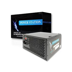 Fonte Atx 500W Real 24 Pinos - Power Station