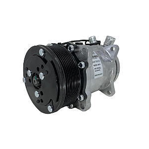 COMPRESSOR UNIVERSAL 5H14 8PK 24V SAÍDA VERTICAL 8 ORELHAS