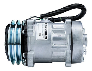 COMPRESSOR ORIGINAL SANDEN 4862 FLX7 2A 24V 8 ORELHAS