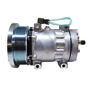 COMPRESSOR SANDEN AMERICANO SD 7H15 4301 CATERPILLAR PV8 133/153MM 24V