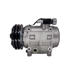 COMPRESSOR ÔNIBUS TM31 POLIA 2A 158mm 24V 4 FUROS PASSANTES