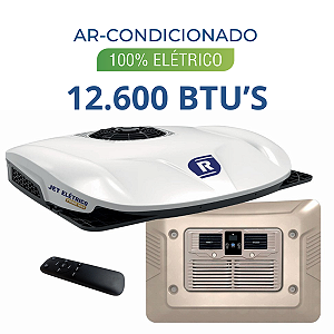 KIT AR CONDICIONADO DE TETO ELETRICO COMPLETO JET PRIME MAX
