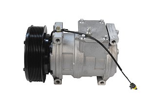COMPRESSOR REFRIJET 10PA17 JOHN DEERE 7210J/ 7215J 12V 8PK Ø140MM OEM:AH169875