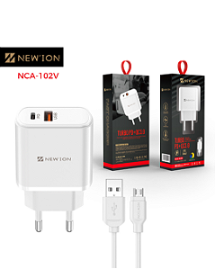Carregador turbo USB V8 - NCA-102V