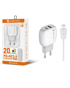 Carregador turbo USB  iPhone lightning - NCA-001S