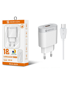 Carregador turbo USB  V8 - NCA-002V