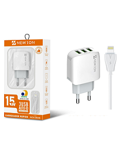 Carregador USB  iPhone lightning - NCA-004S