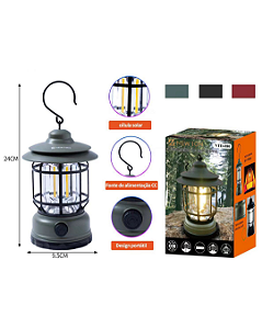 Luminária de acampamento usb - NTD-080