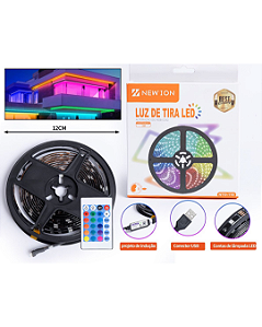 Fita de led rgb 3 metros - NTD-110