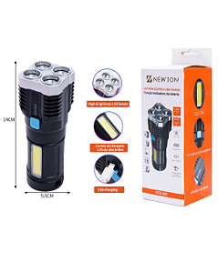 lanterna led recarregável - NTD-097