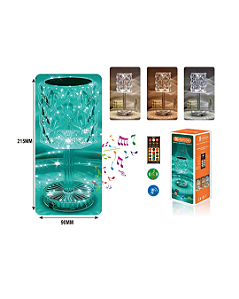 Lâmpada led cristal musical - LUM-1400