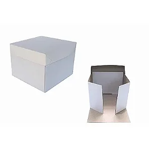 CAIXA BRANCA BOLO 40X40X18