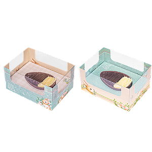 CAIXA ENCANTO 2X1 250/350G DUPLA FACE - PASCOA ENCANTADA