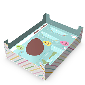 CAIXA ENCANTO MINI CONFEITEIRO JOGO - PASCOA COLORIDA