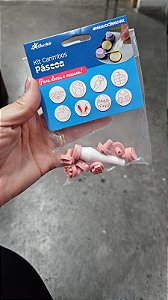 KIT CARIMBO PÁSCOA 8 PEÇAS BLUE STAR