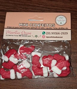 APLIQUE DE AÇUCAR BOTA PAPAI NOEL