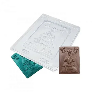 FORMA ACETATO SIMPLES PLACA ARVORE DE NATAL