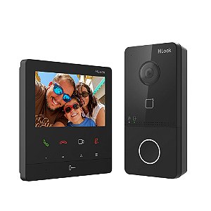 Kit Vídeo Porteiro HiLook VI-K46P WI-FI IP65 Full HD 2MP